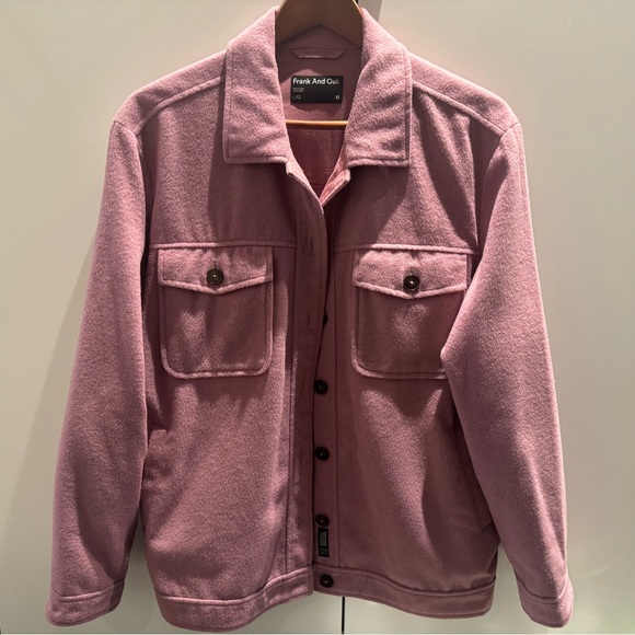 Frank & Oak fleece bomber jacket - Picture 1 of 2